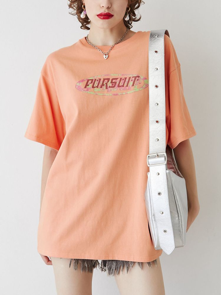 バックローズBIG Tシャツ【オレンジ】