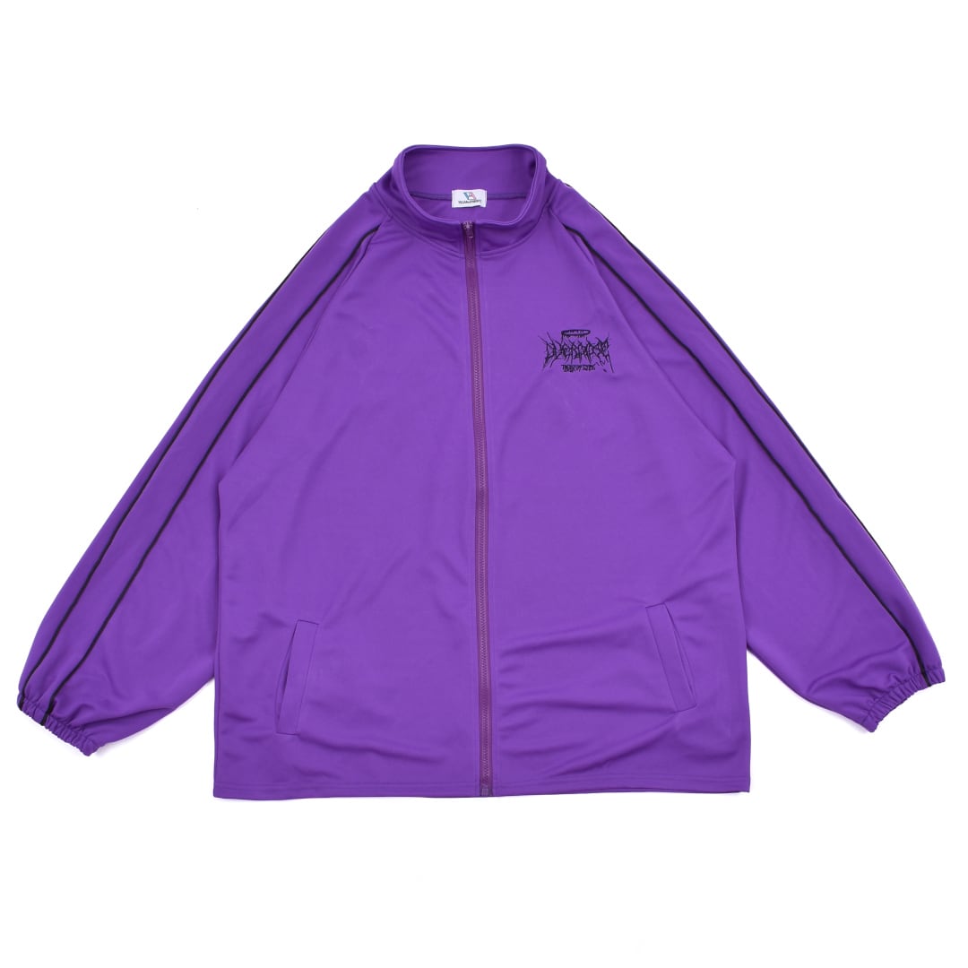ラインジャージブルゾン【purple】