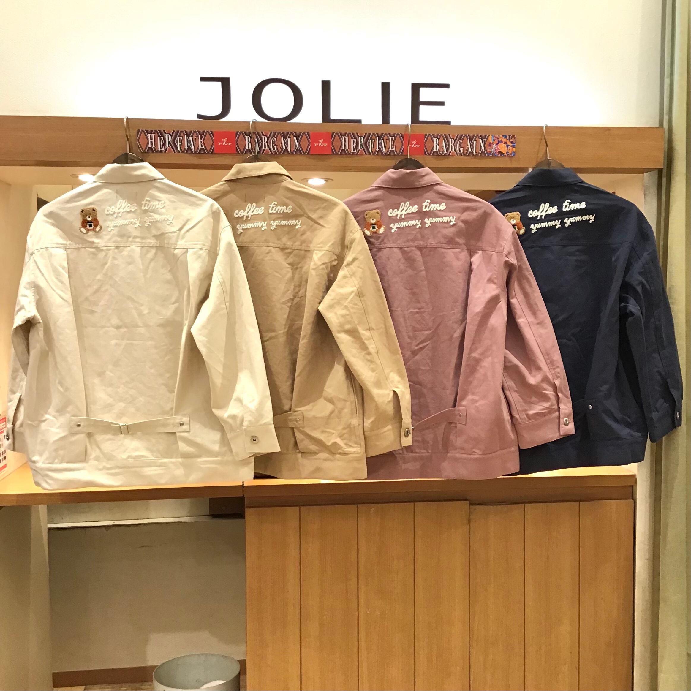 JOLIE ジョリー／HOMEMADESWEETS刺繍Gジャン【インディゴ】