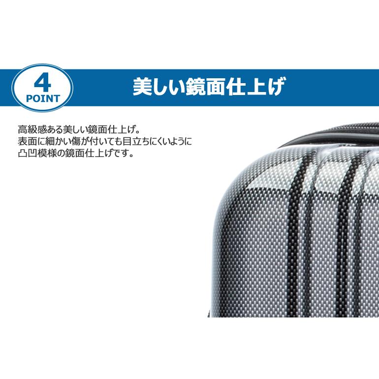 トップス トップオープン ACTUS Sサイズ ジッパー スーツケース 【カーボンブラック】
