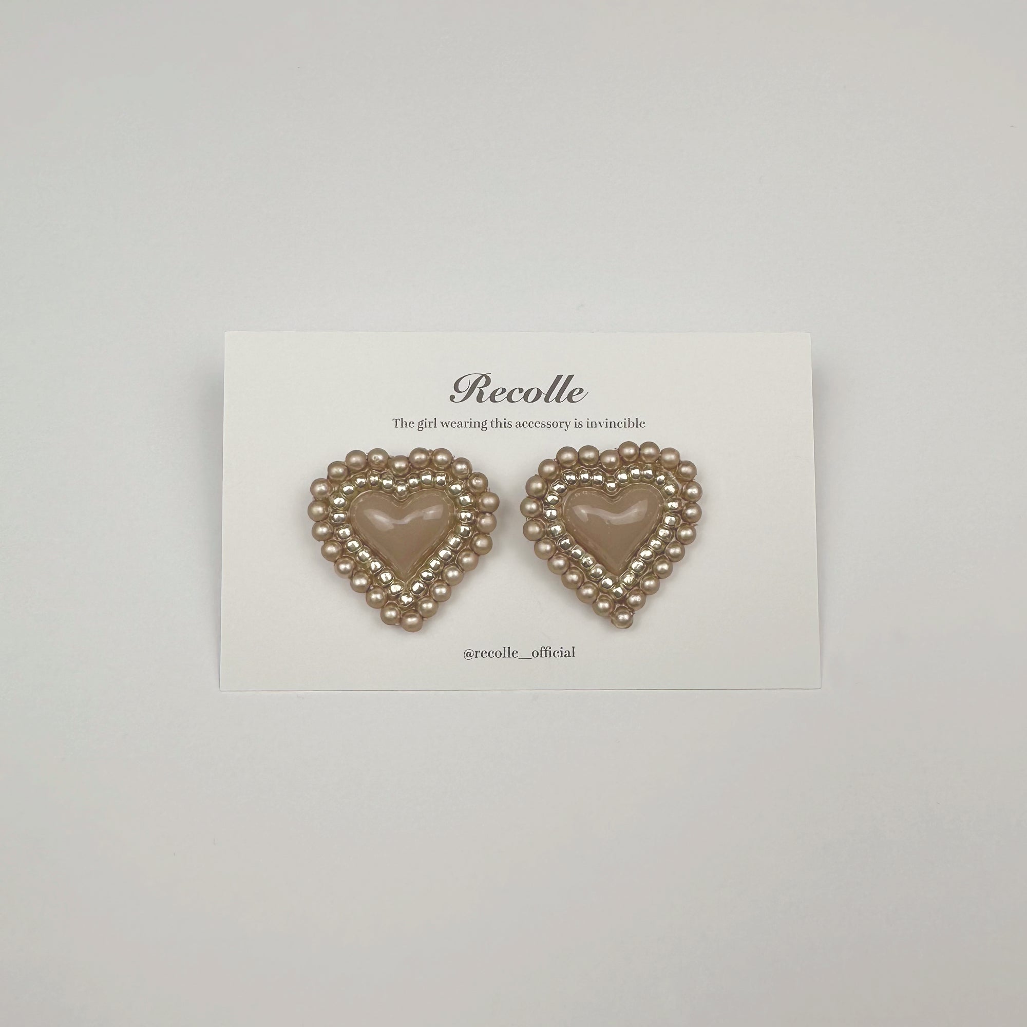 Recolle mini heart【ブラウン】